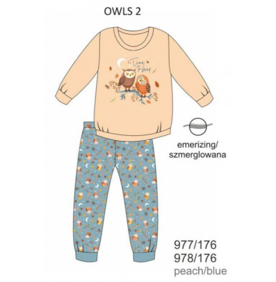 ПІЖАМА GIRL KIDS DR 977/176 OWLS 2