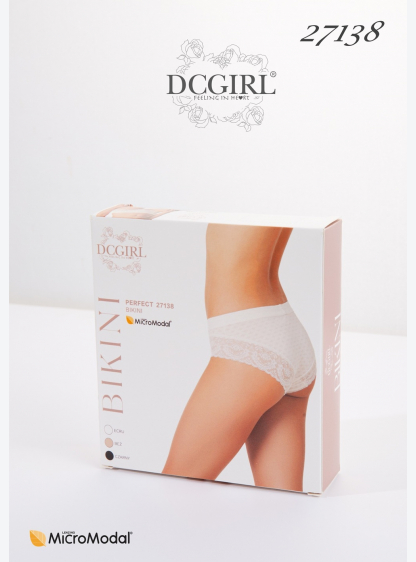 ТРУСИКИ DCGIRL 27138 MICROMODAL 2 PACK ECRU