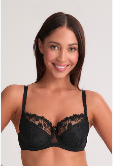 БЮСТ SEMI-SOFT PARIS 1302 CZARNY
