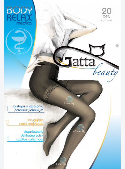 КОЛГОТКИ GATTA B RELAXMEDICA 20XL