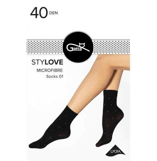 ШКАРПЕТКИ GATTA STYLOVE MIKROFIBRA40 WZ 01