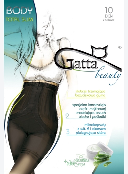 КОЛГОТКИ GATTA БОДІ TOTAL SLIM 10 DEN