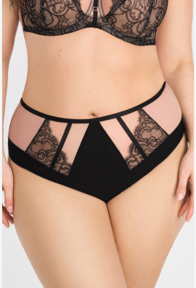 K835 ТРУСИКИ BLACK TO BLACK