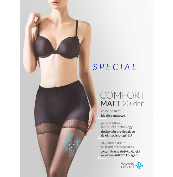 КОЛГОТКИ GABRIELLA COMFORT MATT 20 XL