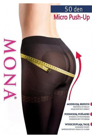 КОЛГОТКИ MONA MICRO PUSH-UP 50 XL