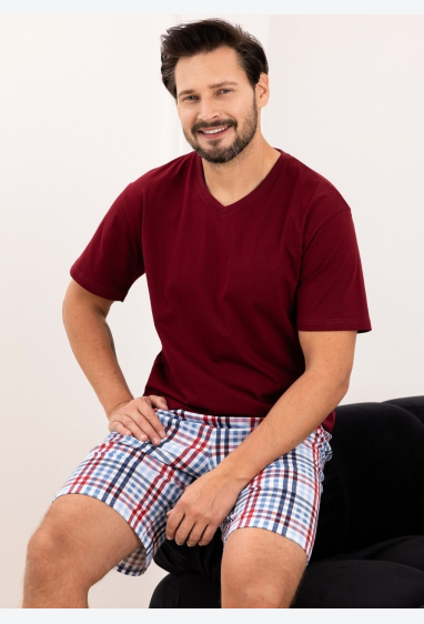 ПІЖАМА REGINA ЧОЛОВІЧА 505 BORDO XXL-3XL