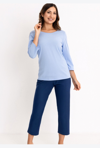 ПІЖАМА REGINA ЖІНОЧА 744 NIEBIESKI XXL-3XL