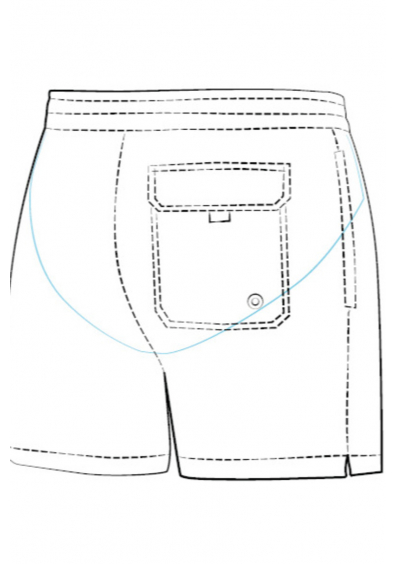 ПЛАВКИ ЧОЛОВІЧІ TRAVEL SHORTS – SM27N