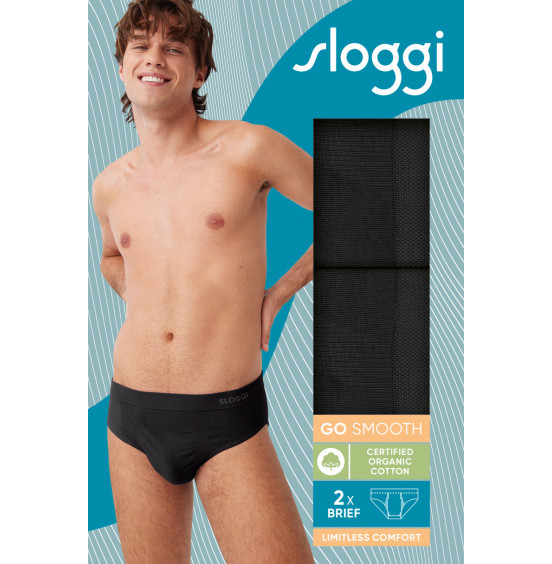 ТРУСИ SLOGGI MEN GO SMOOTH BRIEF 2P 0004