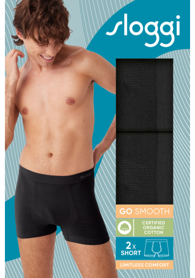 БОКСЕРКИ SLOOGI MEN GO SMOOTH SHORT 2P 0004