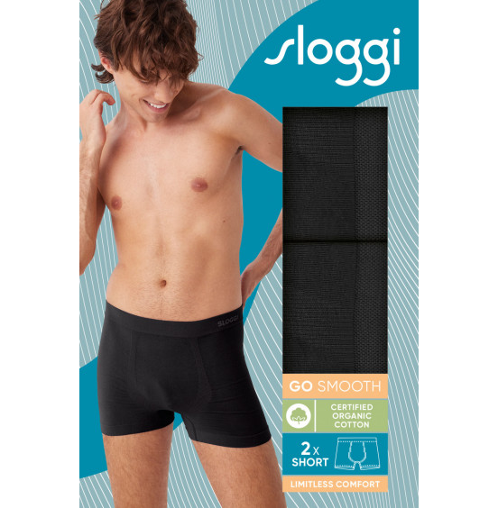 БОКСЕРКИ SLOOGI MEN GO SMOOTH SHORT 2P 0004