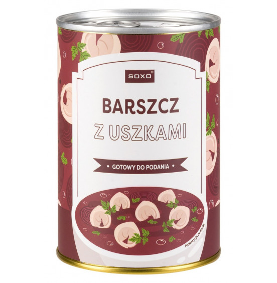 БОКСЕРКИ SOXO W PUSZCE - BARSZCZ CZERWONY