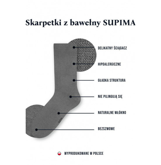 ШКАРПЕТКИ ЧОЛОВІЧІ SUPIMA 157