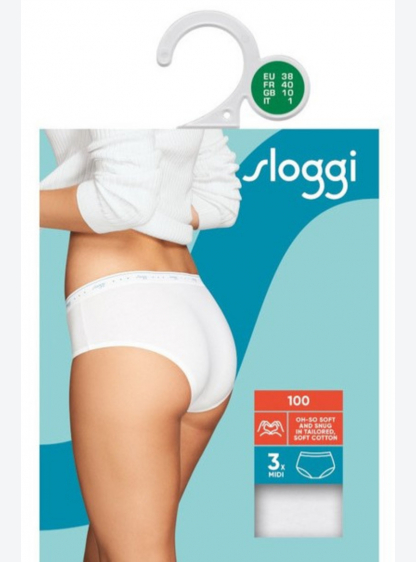ТРУСИКИ ЖІНОЧІ SLOGGI 24/7 100 H MIDI 3P