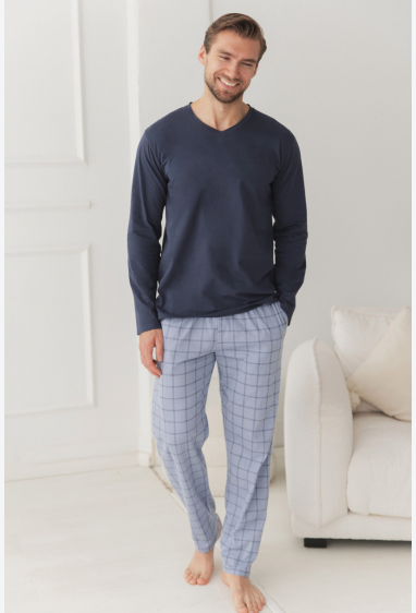 3670 ПІЖАМА ЧОЛОВІЧА ДОВГА DORIAN 5XL-6XL